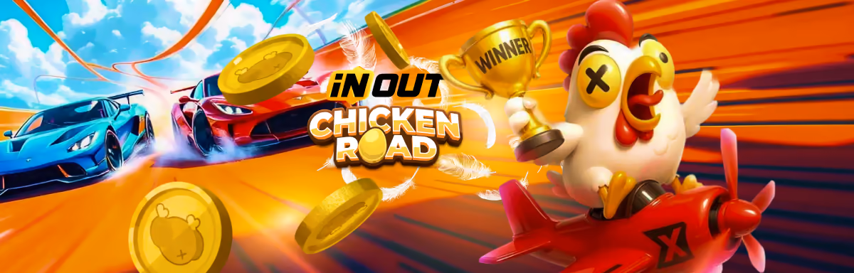 Poster artwork for the Chicken Road game banner